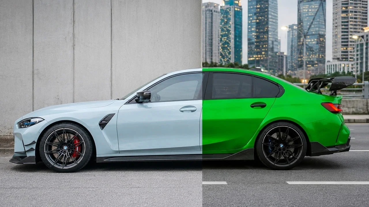 Mods paling berani BMW M3 Competition siap carbon fiber bodykit